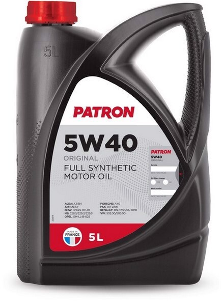 PATRON Original 5W-40 Масло моторное, Синтетическое, 5 л #1