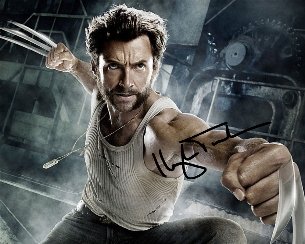Автограф Хью Джекман Росомаха - Автограф Hugh Jackman Wolverine - Фото с автографом, Подписанная фотография, #1