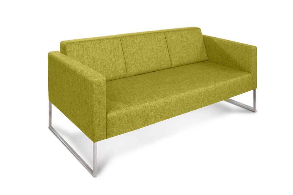 Дэфо Прямой диван, механизм Нераскладной, 180х78х78 см,светло-зеленый  #1