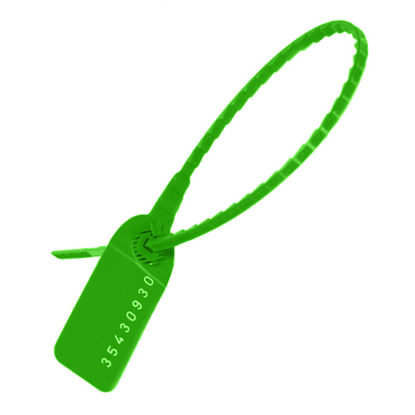 Пломбы пластиковые номерные УП-255, зеленые (55863), 10шт #1
