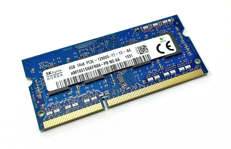 Hynix Оперативная память DDR3L 4Gb 1600 Mhz HMT451S6AFR8A-PB So-Dimm PC3L-12800S 1x4 ГБ (HMT451S6AFR8A-PB) #1