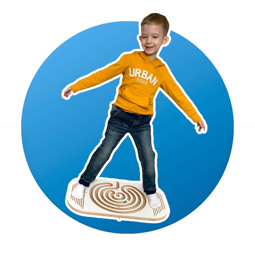 Балансборд для развития баланса / Балансировочная доска NEIROTOYS Light ...