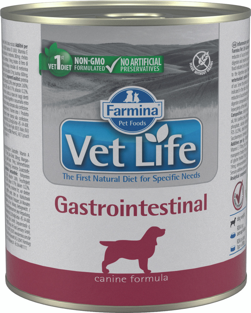 Влажный корм Farmina Vet Life Gastrointestinal для собак при заболеваниях пищеварительного тракта 300 #1