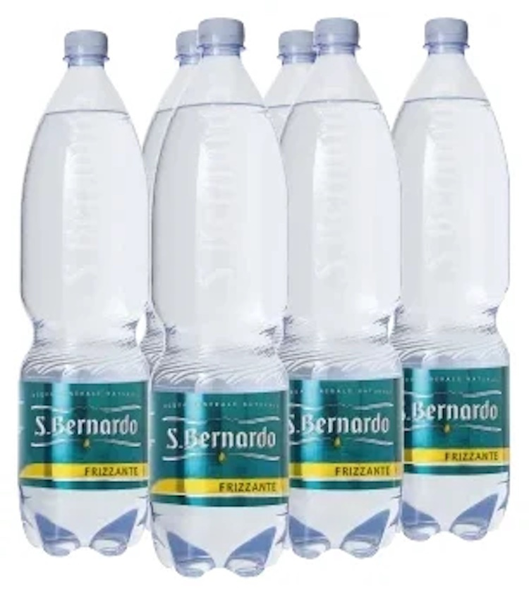 Вода минеральная SAN BERNARDO (САН БЕРНАРДО) Frizzante 1,5 л х 6 шт, газированная, пэт  #1
