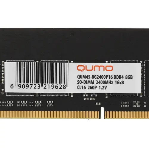 QUMO Оперативная память QUM4S-8G2400P16 1x8 ГБ (QUM4S-8G2400P16) #1