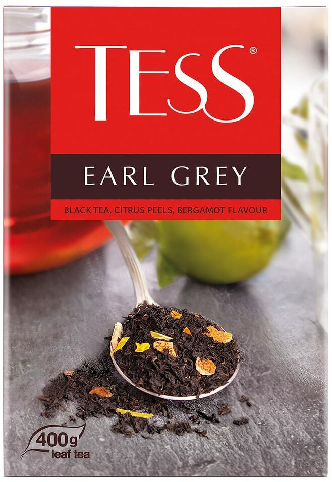 Чай черный Tess Earl Grey 400г 2уп #1