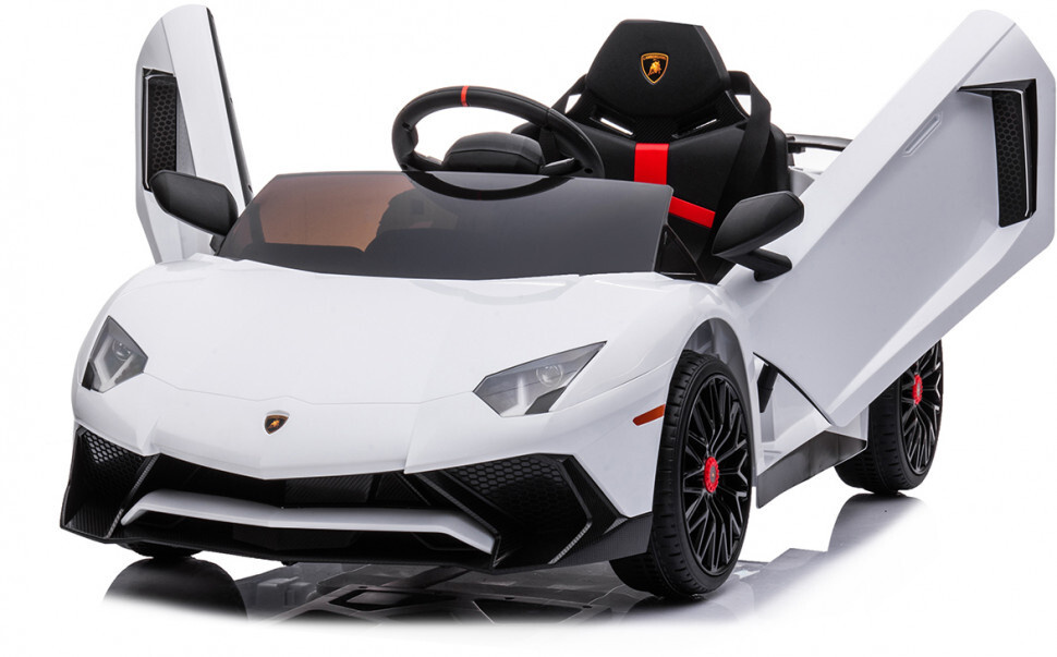 Детский электромобиль Lamborghini Aventador SV Roadster 2WD 12V - BDM0931-WHITE #1