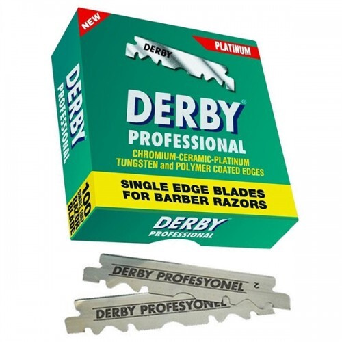 Лезвия классические, Derby Сменные лезвия для бритья половинки Professional Single Edge Blades 100 шт #1