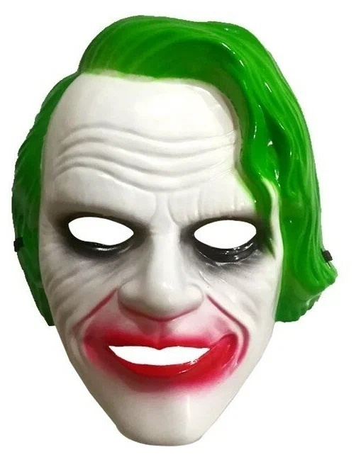Карнавальная пластиковая маска Джокера #1
