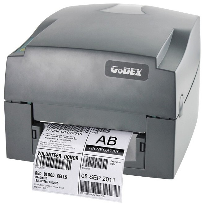 Godex Принтер для чеков термотрансферный Термотрансферный принтер этикеток Godex G530, арт. 011-G53EM2-004/011-G53E02-000, #1