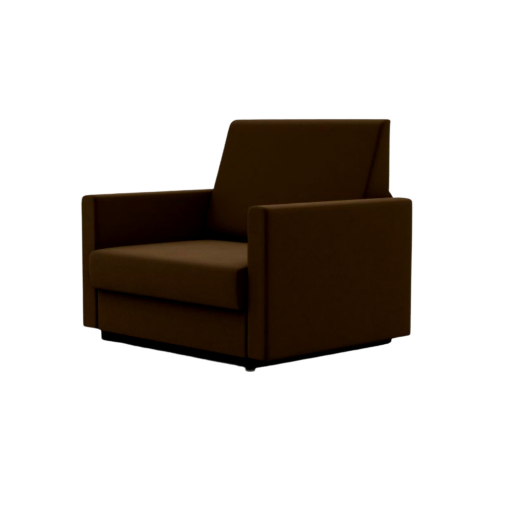 Кресло-кровать Стандарт + ФОКУС- мебельная фабрика 80х80х87 см коричневый  #1