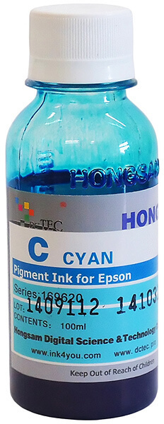 Чернила DCTec пигментные Epson L800 Cyan (голубой) 100 мл #1