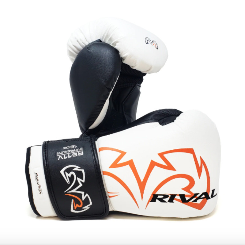 Перчатки боксерские RIVAL RS11V EVOLUTION SPARRING GLOVES, 14 унций, белые  #1