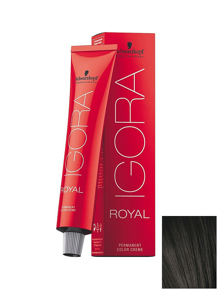 Schwarzkopf Professional Краситель для волос Igora Royal 6-12 Темный русый сандрэ пепельный, 60 мл  #1