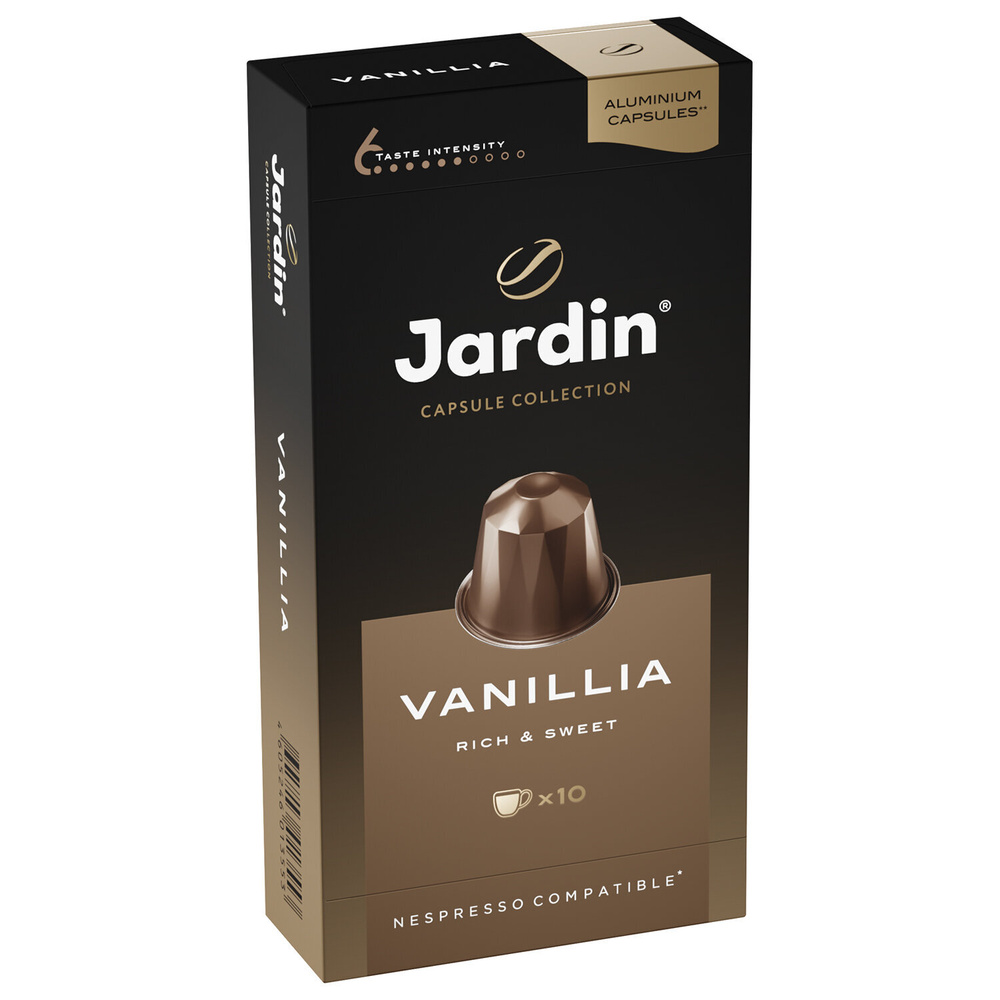 Кофе в капсулах JARDIN "Vanillia" для кофемашин Nespresso, 10 порций, 1355-10, 1ед. в комплекте  #1