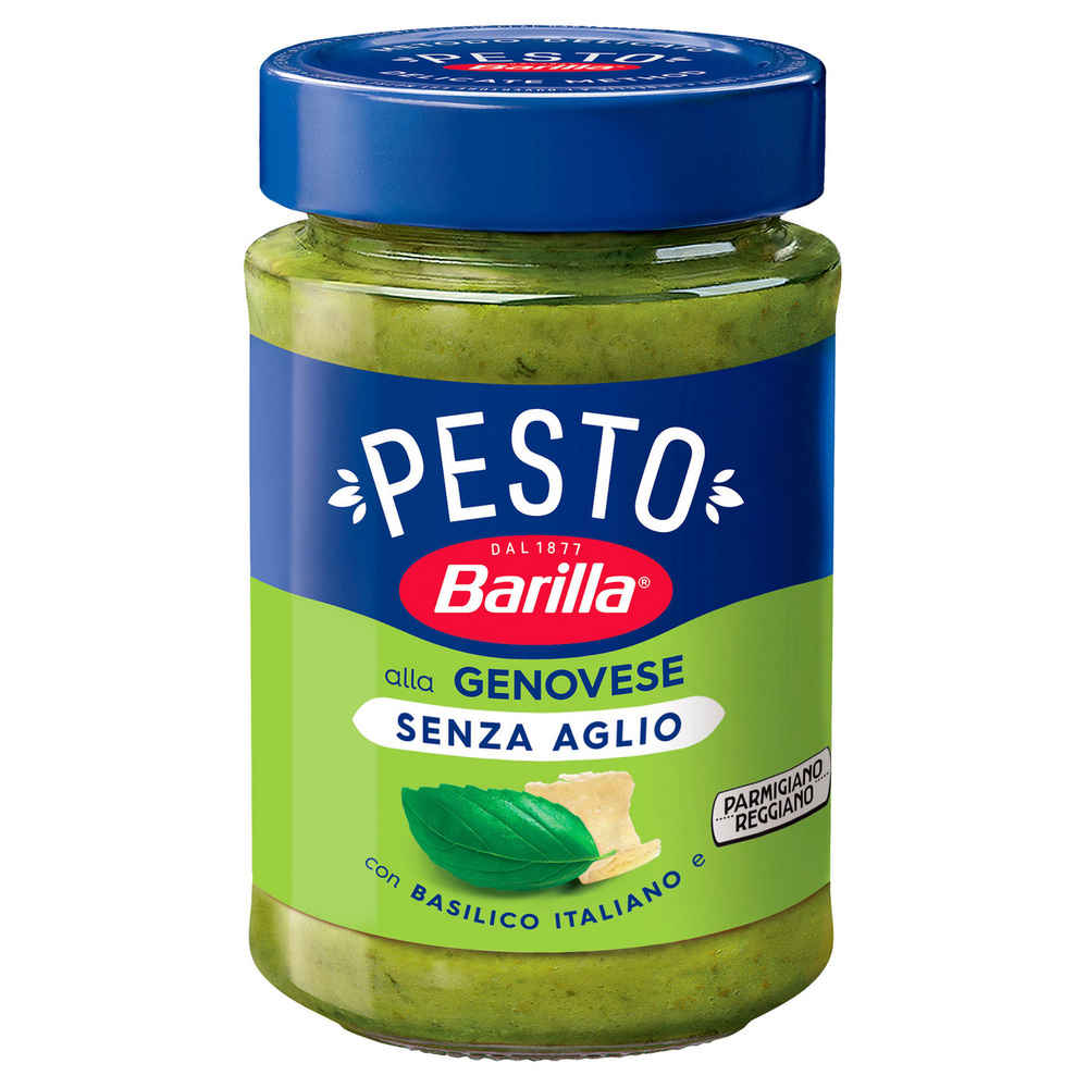 Соус Barilla Pesto Genovese senza Aglio с базиликом (без чеснока), 190 г #1