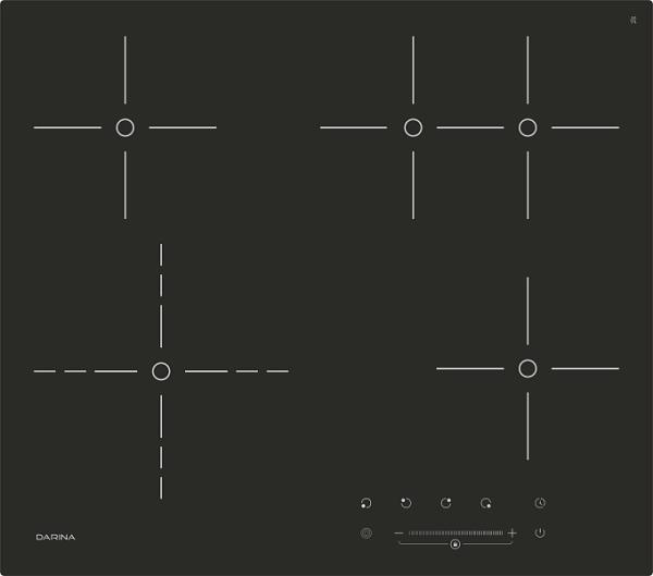 Варочная панель электрическая DARINA PL E329 B черный #1