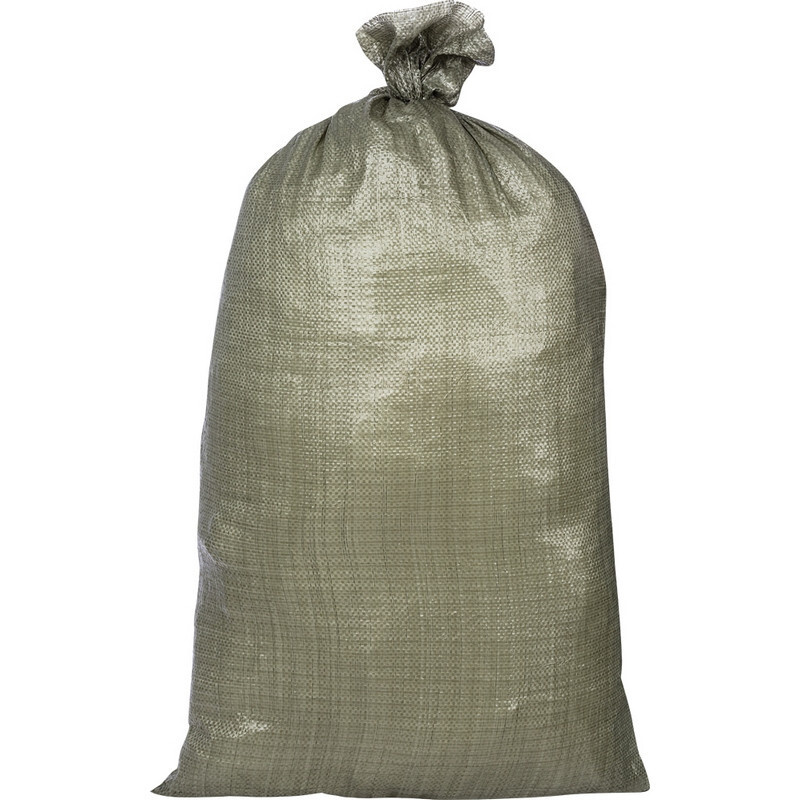Мешок строительный КНР полипропиленовый, зеленый, 95х55 см, 40 гр, 10 шт  #1