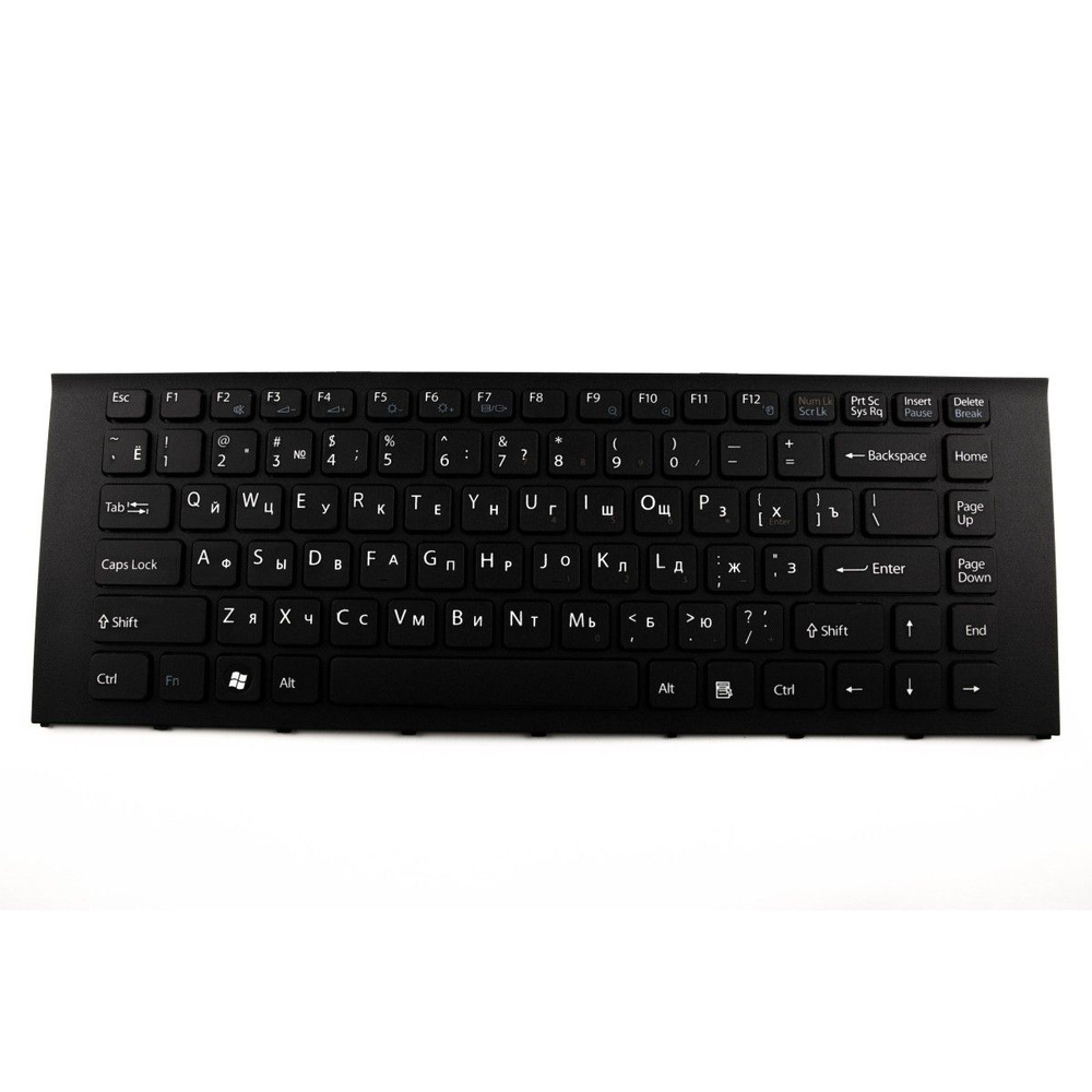 Клавиатура для ноутбука Sony Vaio VPCEA3S1R Черная с рамкой #1