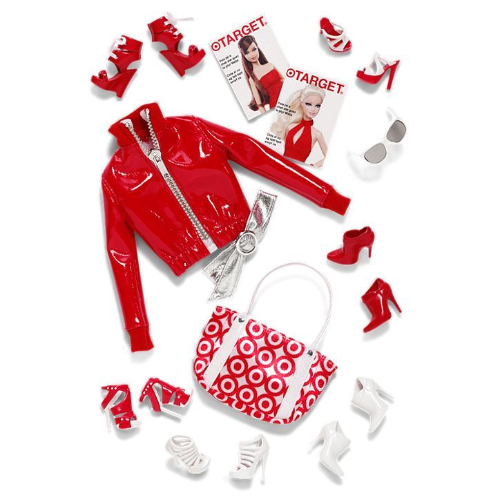 Комплект одежды и аксессуаров Barbie Basics Look No. 02 - Collection Red (Набор №2 из Красной Коллекции #1