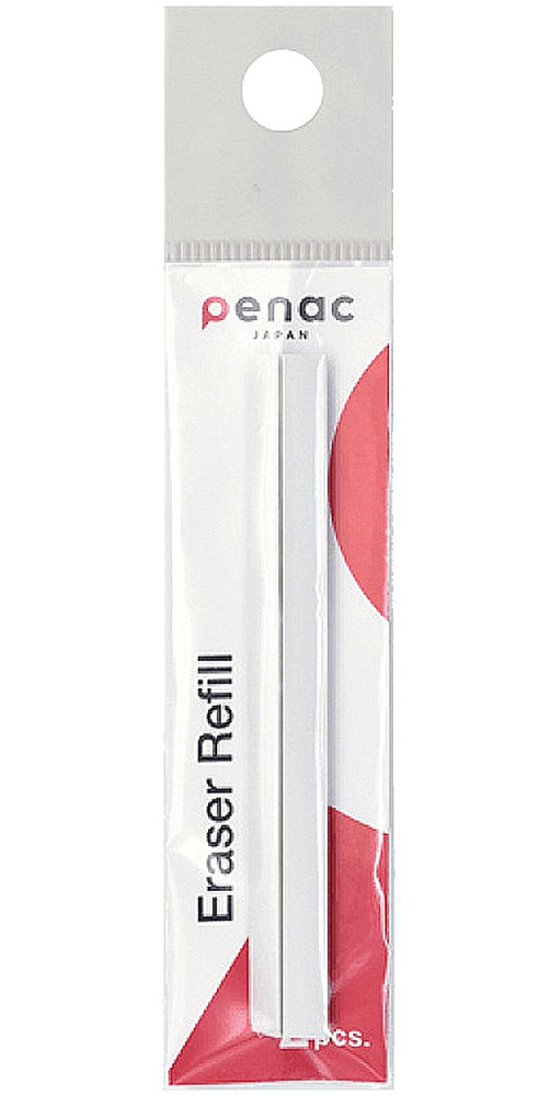 Ластик сменный PENAC TRI ERASER пластиковый, 6,8х122мм, 2 штуки #1