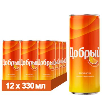 Напиток Добрый Апельсин 0,33 по 12 шт #1
