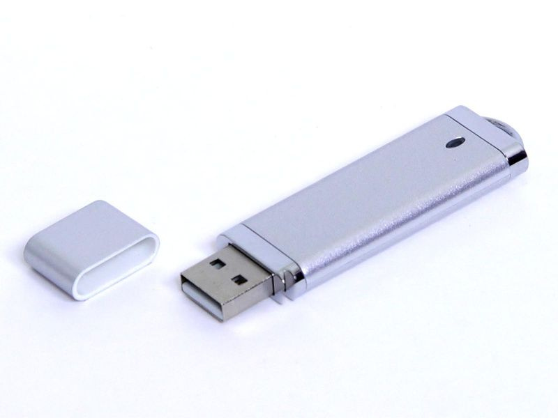 centersuvenir USB-флеш-накопитель Флешка Орландо USB 2.0 (002) 128 ГБ, серебристый  #1