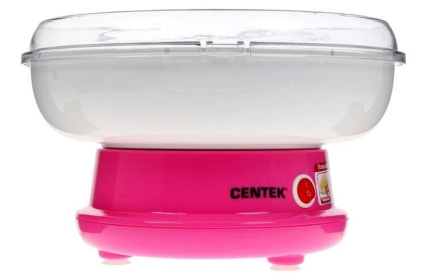 Аппарат для сахарной ваты Centek CT-1445 розовый/белый #1