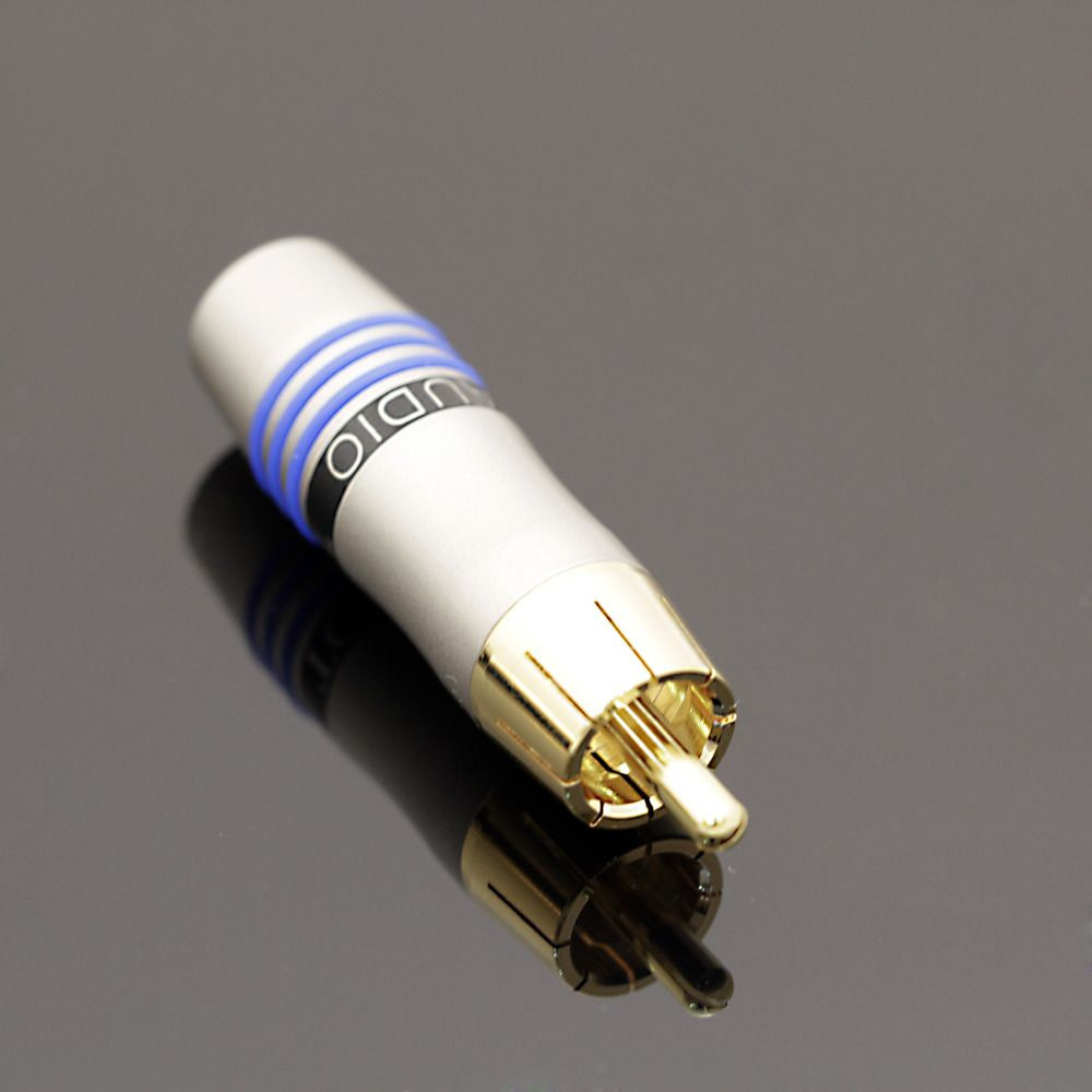 Разъем коннектор RCA (Папа) Tchernov Cable RCA Plug Blue - купить с ...