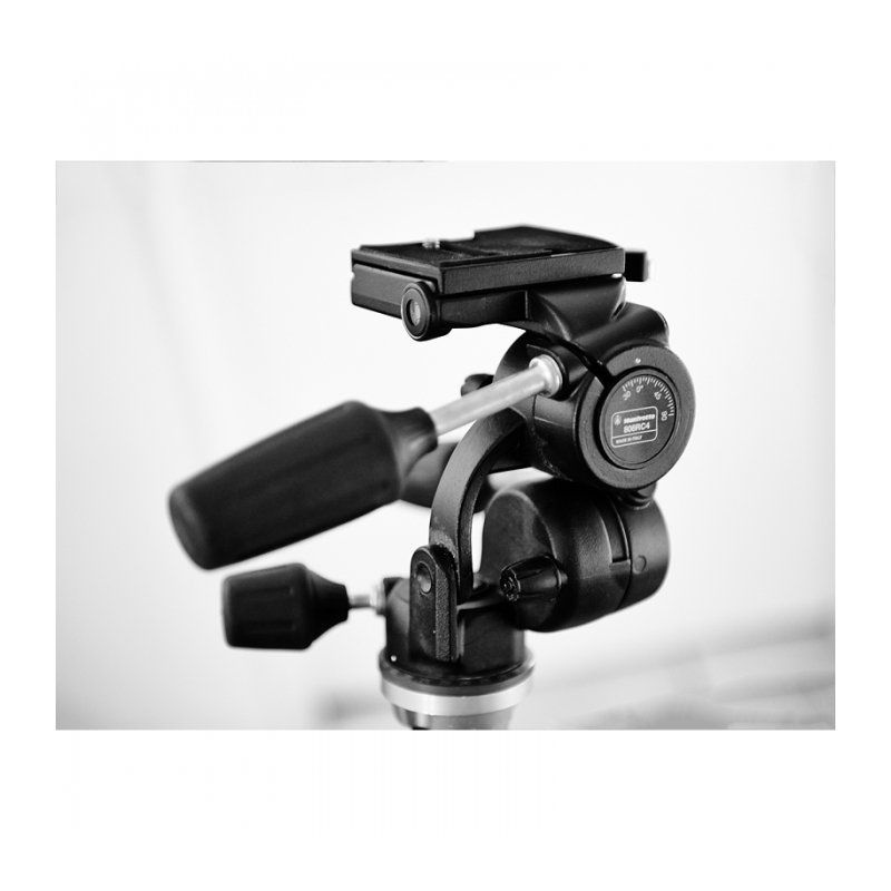 Голова 3-позиционная Manfrotto 808RC4 алюм. черный #1