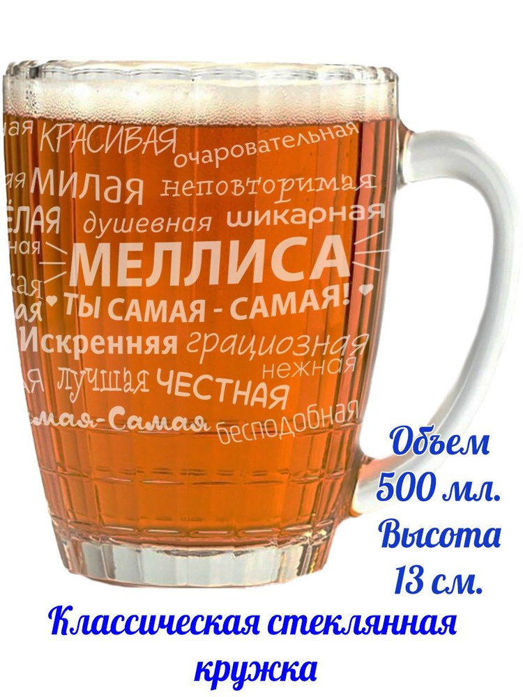 Кружка пивная Меллиса классическая 500 мл. #1