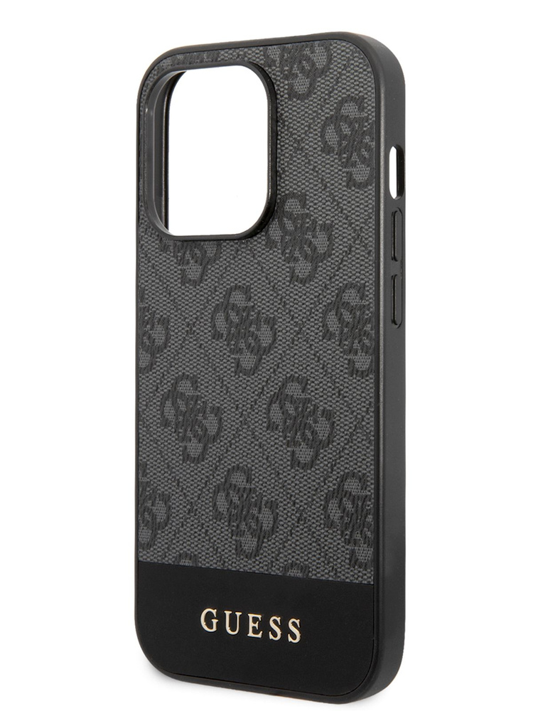 Чехол Guess PU leather накладка на iPhone 14 Pro Max / для Айфон 14 Про Макс / бампер / кейс пластиковый #1