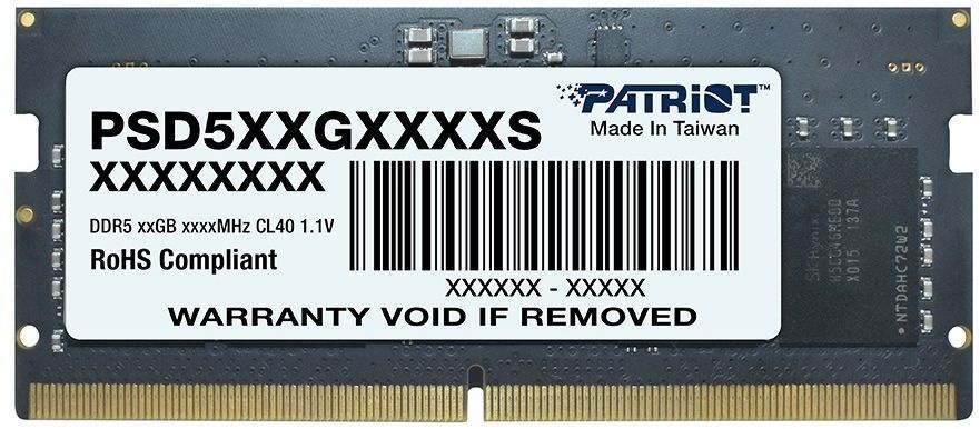 Patriot Memory Оперативная память Signature Line DDR5 4800 МГц 1x8 ГБ (PSD58G480041S)  #1