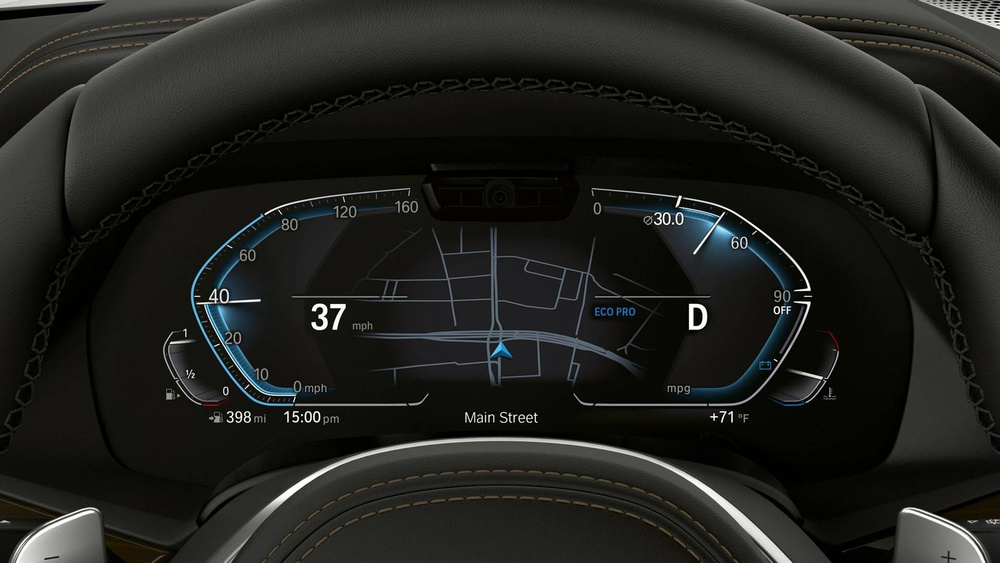 Защитная плёнка на приборную панель BMW 5 серия (G30) (без датчика) 12,3" 2016-  #1