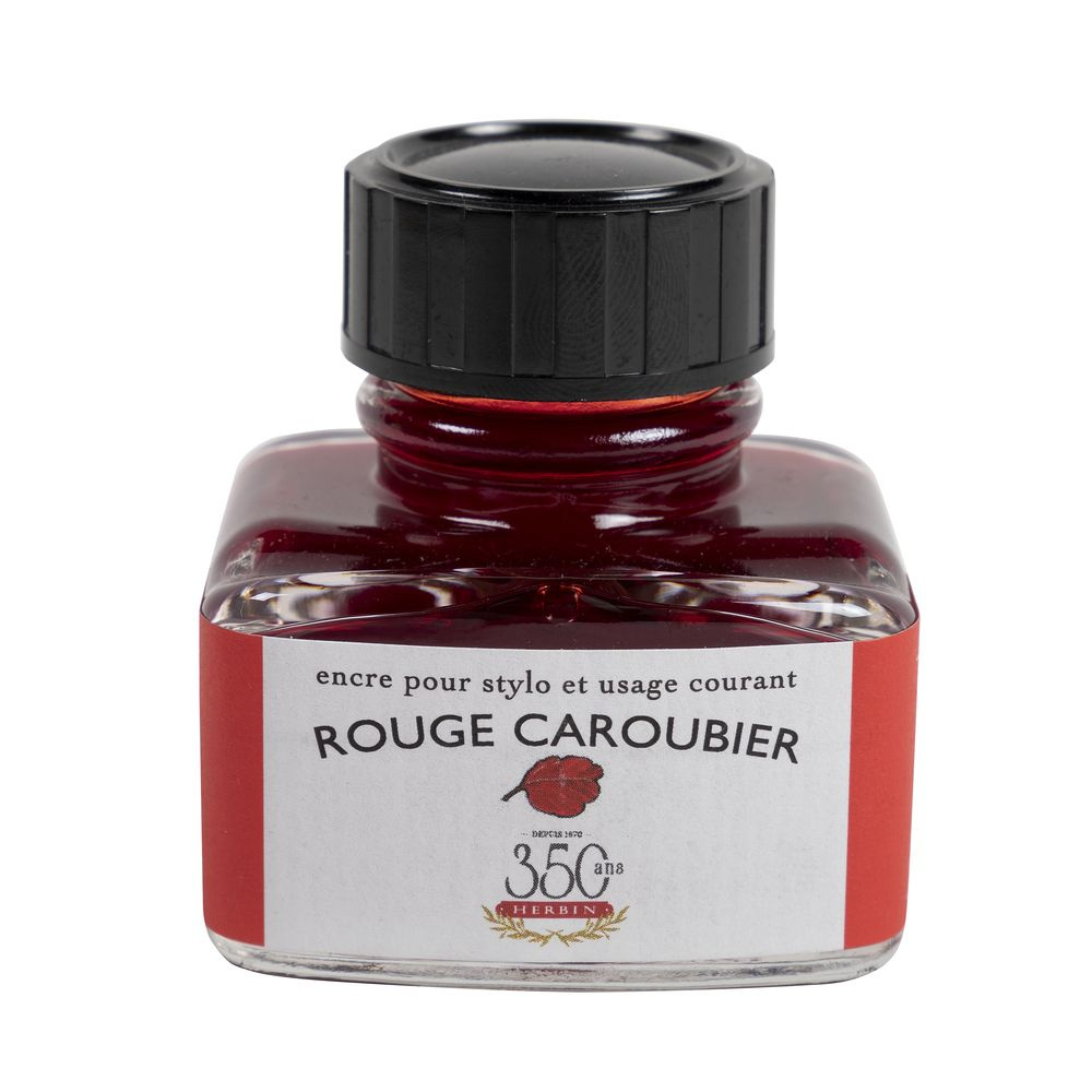 Чернила в банке Herbin, 30 мл Rouge caroubier Красный кэроб #1