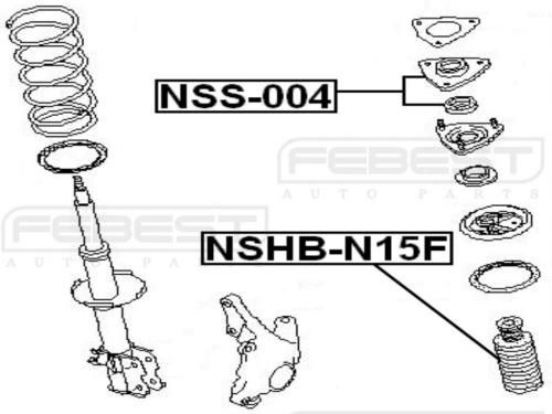 Пыльник переднего амортизатора Febest NSHBN15F #1