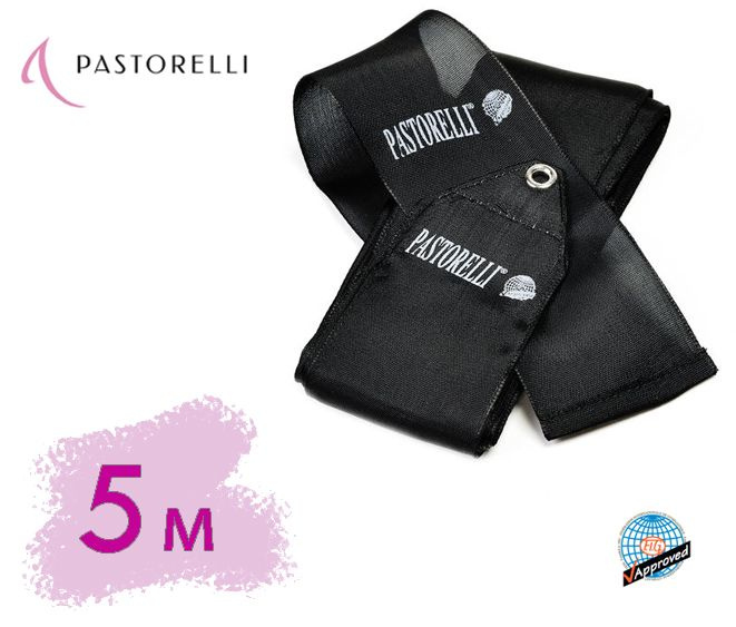 Лента PASTORELLI одноцветная 5м. 00067 Чёрный FIG #1