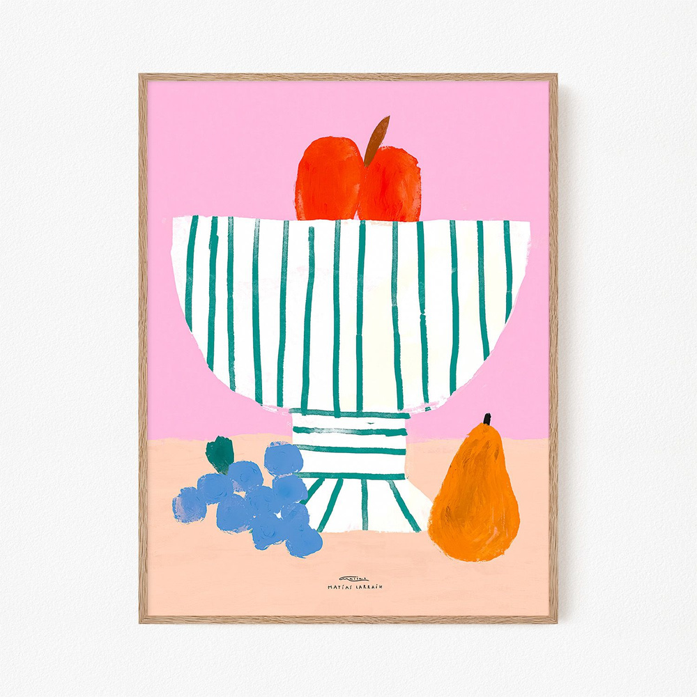 Постер "Bowl - Чаша с фруктами" / Декор для кухни, 21х30 см #1