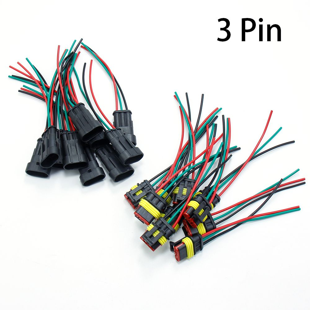 Разъем автомобильный герметичный набор водонепроницаемых электрический ...