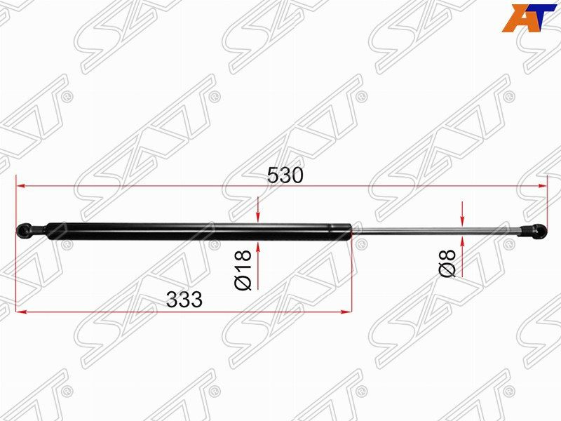 Амортизатор крышки багажника (1 шт.) для Тойота Королла Спасио 120 2001 ...