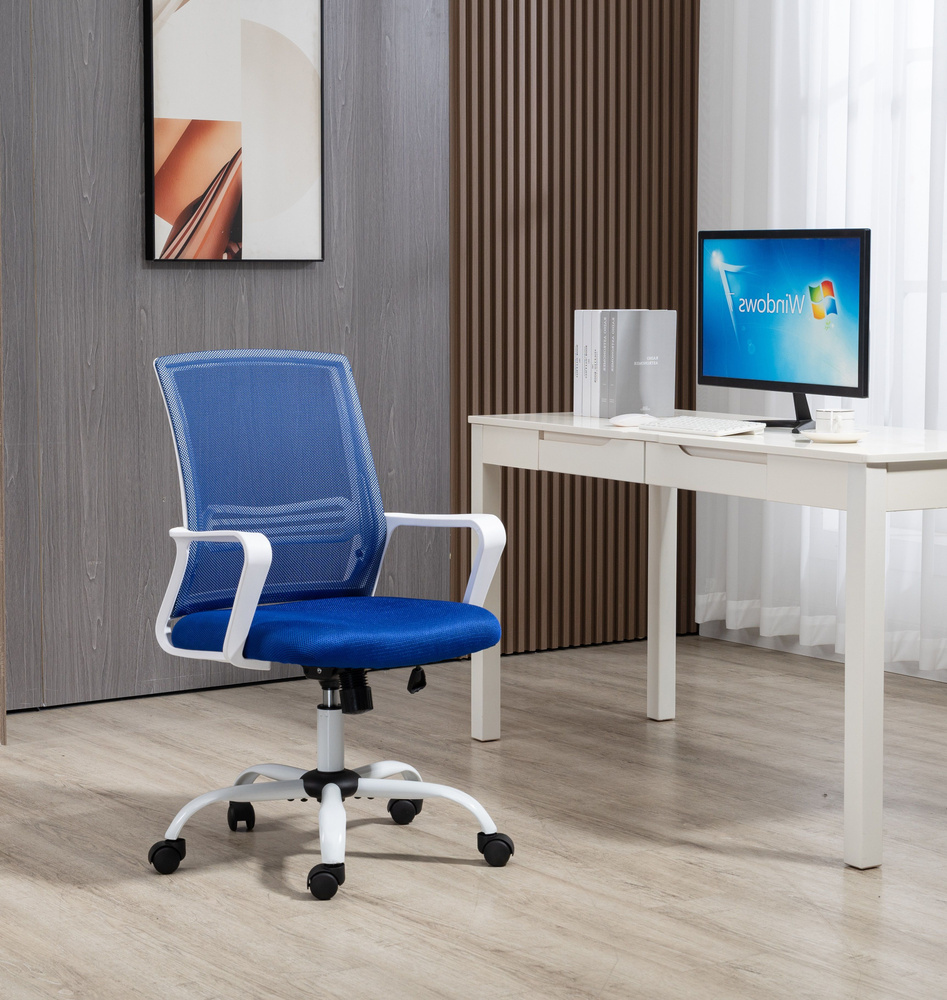 Guocai Офисное кресло Кресло компьютерное, в офис, синий #1