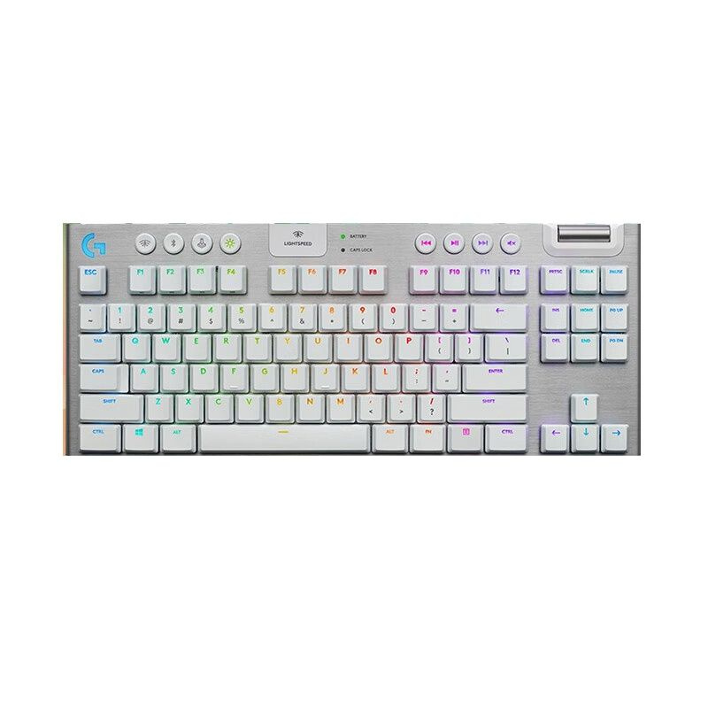 Logitech G Игровая клавиатура беспроводная Logitech G913 TKL Tactile ,white, Английская раскладка, белый #1