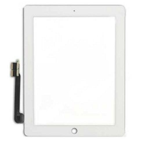 Сенсорное стекло (тачскрин) iPad 3/4 (белое) (AA) #1