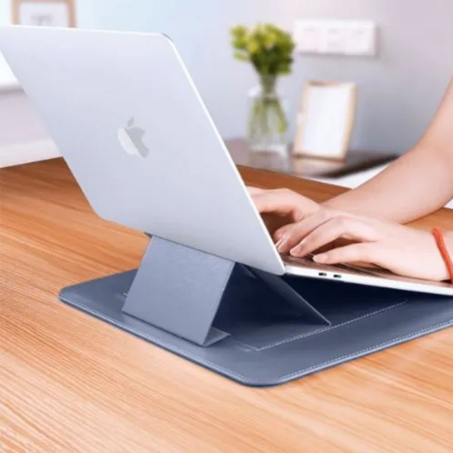 Чехол-подставка для ноутбука WiWU Skin Pro Portable Stand Sleeve для MacBook Pro 16.2 дюйма (кожаный) #1