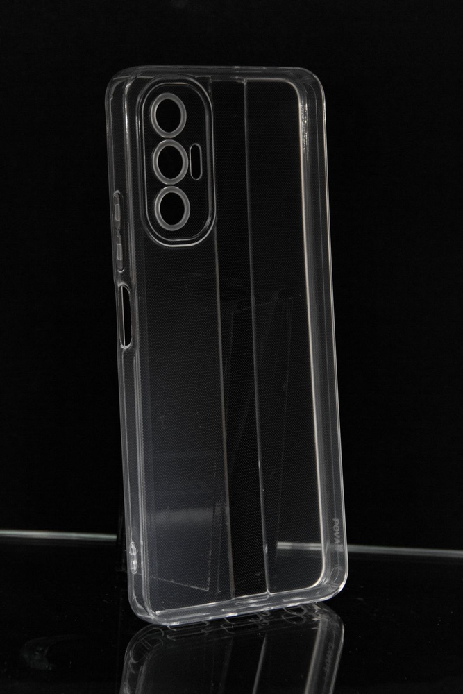 Чехол для Tecno Pova 3 / чехол на текно пова 3 с защитой камеры прозрачный  #1