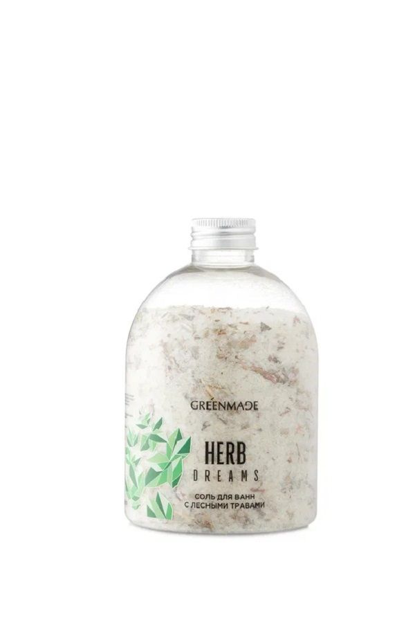 Greenmade Соль для ванн с шиммером Herb dreams, 500 г. #1