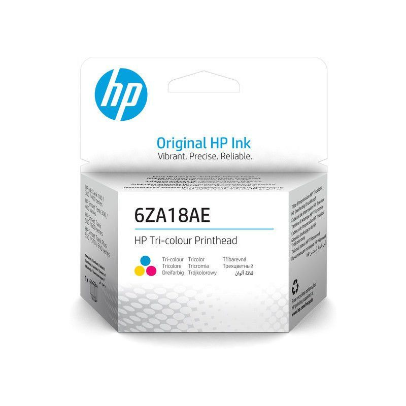 HP 6ZA18AE Трёхцветная печатающая головка #1