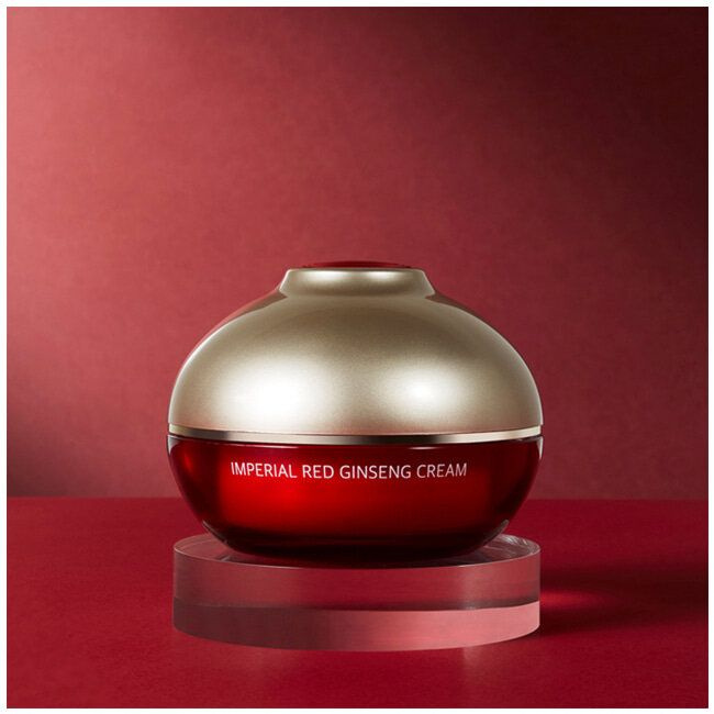 Ottie Imperial Red Ginseng Cream, 120 мл - Омолаживающий крем с красным женьшенем и муцином улитки  #1