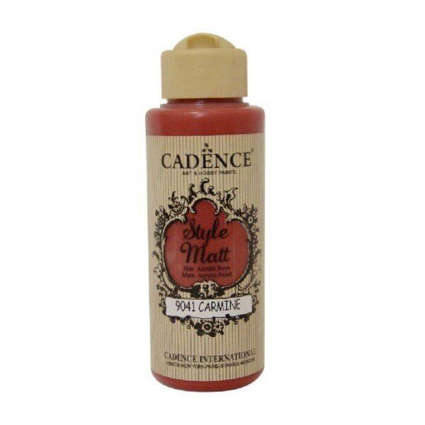 Акриловая краска Cadence Style Matt Acrylic Paint, 120 ml. Carmine-S9041 #1