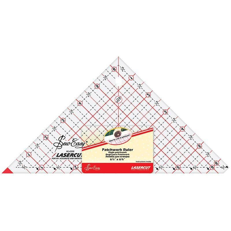Линейка-треугольник с углом 90*, градация в дюймах, 6 1/2" X 6 7/8"  #1